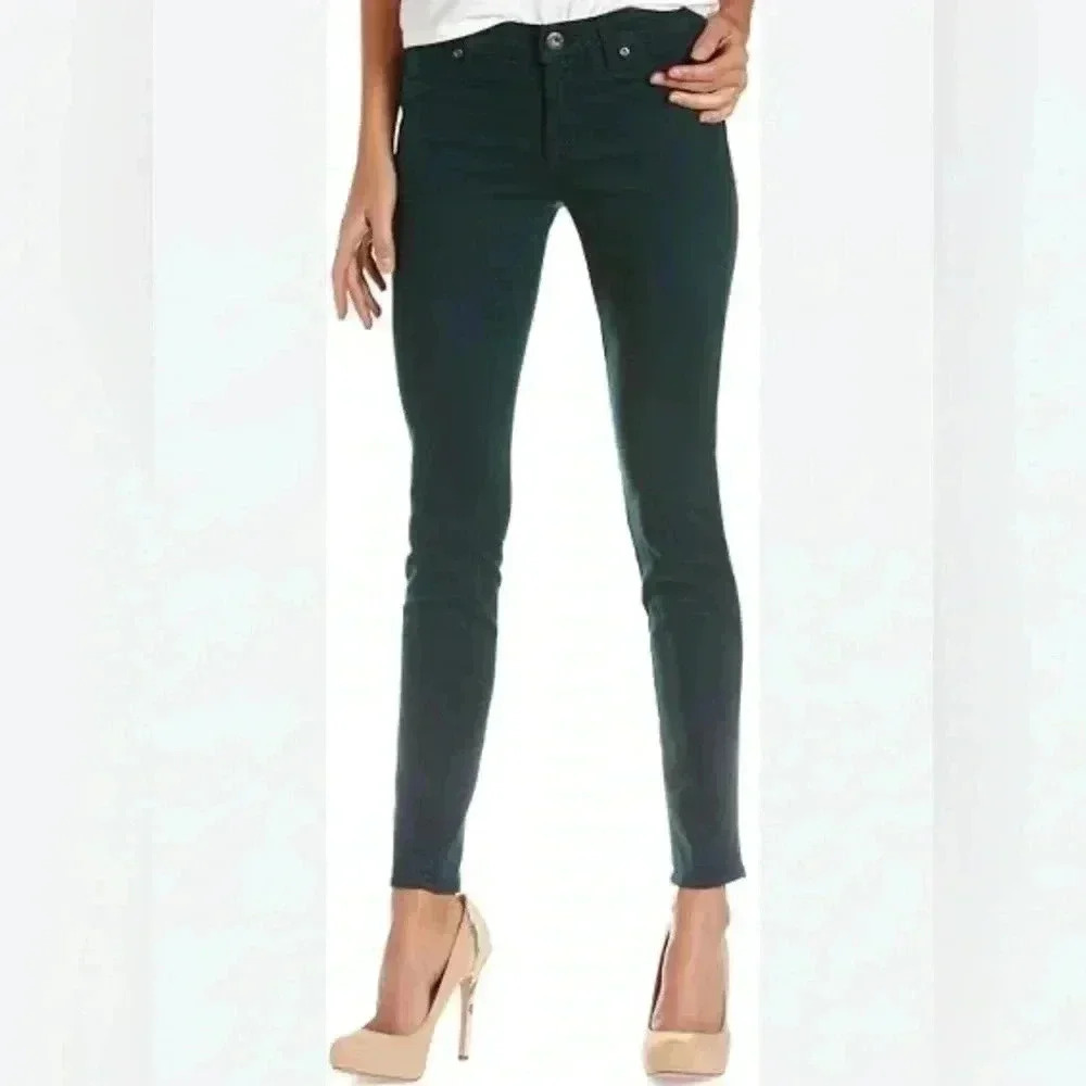 Rich and skinny trendy stylish stretch medium wash 4 pocket skinny jeans 26